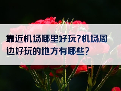 靠近机场哪里好玩？机场周边好玩的地方有哪些？