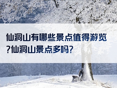 仙洞山有哪些景点值得游览？仙洞山景点多吗？