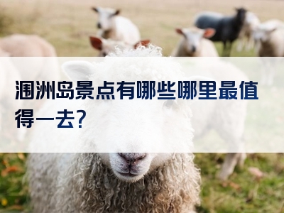 涠洲岛景点有哪些哪里最值得一去？