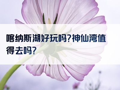 喀纳斯湖好玩吗？神仙湾值得去吗？