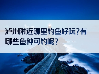泸州附近哪里钓鱼好玩？有哪些鱼种可钓呢？