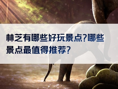林芝有哪些好玩景点？哪些景点最值得推荐？