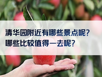 清华园附近有哪些景点呢？哪些比较值得一去呢？